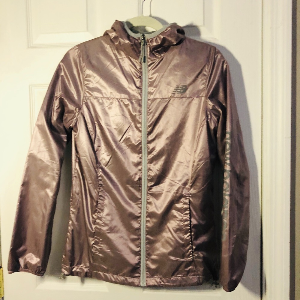 New Balance Rose Gold Windbreaker Jacket